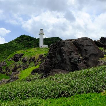 Ishigaki, phare Oganzaki à la pointe ouest de l'île 