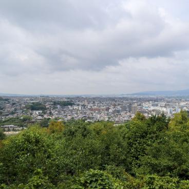 Mont Daikichi (Uji), panorama en hauteur sur la ville d'Uji