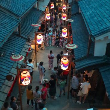 Musée Konjakukan (Osaka Museum of Housing and Living), reproduction d'une rue de Tenjinbashi
