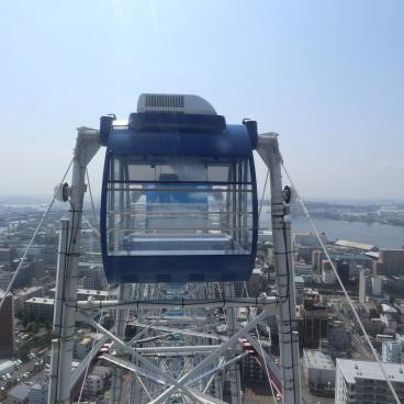 Tempozan (Osaka), vue panoramique sur la baie depuis la Grande roue 2