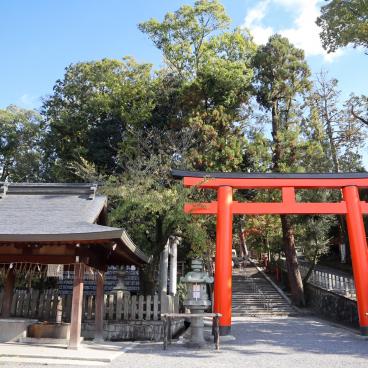Yoshida-jinja (Kyoto), grand Torii à l'entrée du sanctuaire 2