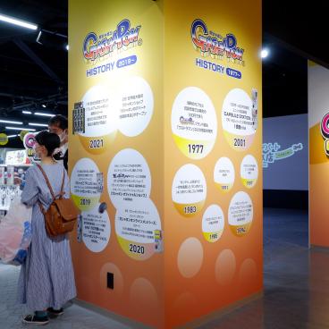 Grand magasin de Gashapon d'Ikebukuro, chronologie historique des machines à capsules Bandai-Namco