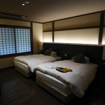 Miyama Sanso (Kurokawa Onsen), chambre à l'occidentale
