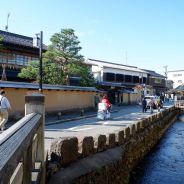 Nagamachi (Kanazawa), quartier des samouraïs le long de l'ancien canal Onosho
