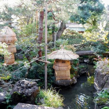 Nagamachi (Kanazawa), jardin japonais de la résidence Nomura-ke