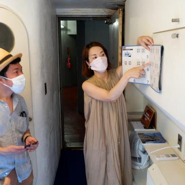 Nakagin Capsule Tower (Tokyo), visite guidée d'un appartement d'origine