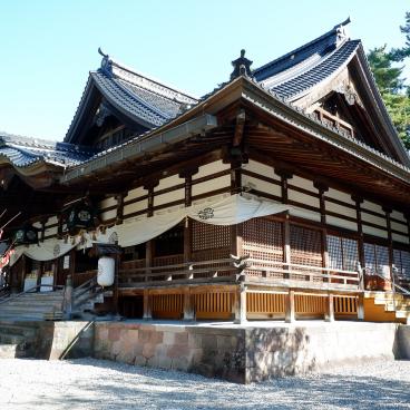 Oyama-jinja (Kanazawa), bâtiment de culte Haiden du sanctuaire 2