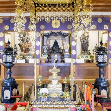 Shogo-in (Kyoto), autel dédié à En no Gyoja et représentations de Fudo Myoo