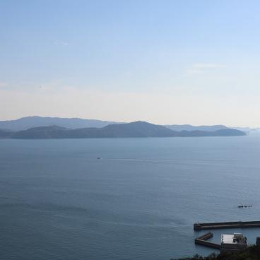 Takozushiyama (Wakayama), vue sur la baie de Wakanoura