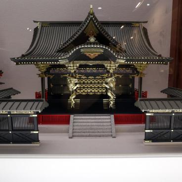 Yamaga, temple miniature au Musée des lanternes de Yamaga