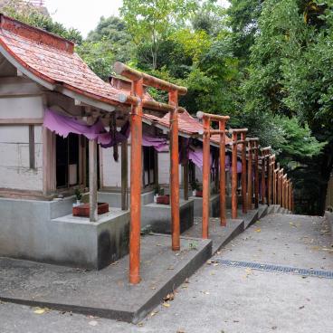 Château de Sumoto (Awaji), sanctuaire Hachioji-jinja