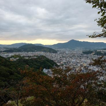 Château de Sumoto (Awaji), panorama sur la ville