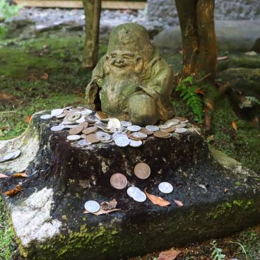 Choraku-ji (Kyoto), statue de Hotei (dieu de la fortune)