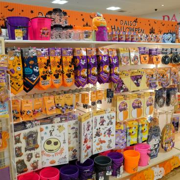 Osaka, rayons du magasin Daiso pour Halloween 2
