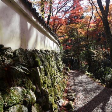 Kozan-ji (Takao, Kyoto), entrée arrière du temple (Ura-sando)