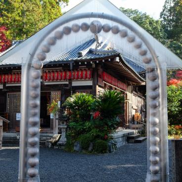 Sekizan Zen-in (Kyoto), grand chapelet bouddhiste Juzu (ou Nenju)