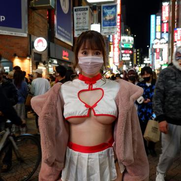 Shibuya (Tokyo), Cosplay sexy pour Halloween 5