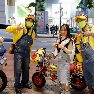 Shibuya (Tokyo), Cosplay les Minions pour Halloween