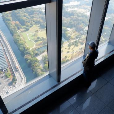 Caretta Shiodome (Tokyo), observatoire Dentsu