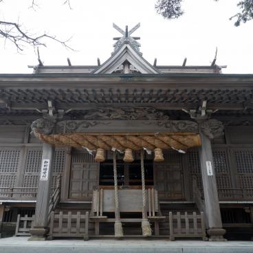 Takayama Inari-jinja (Aomori), bâtiment de culte Haiden du sanctuaire 2