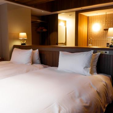 Good Nature Hotel (Kyoto), chambre avec balcon Garden View Terrace Twin