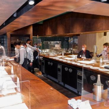 Good Nature Hotel (Kyoto), restaurant Erutan pour dîner avec dégustation de sake japonais