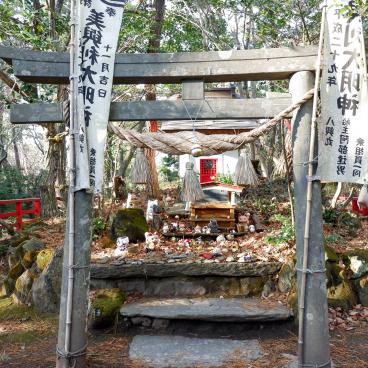 Tashirojima (Ishinomaki), sanctuaire aux chats Miyori Daimyojin