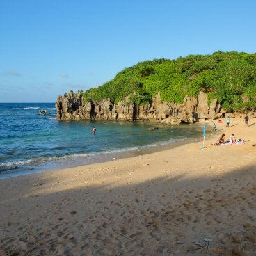Okinawa Honto, plage sur l'île Kori-jima