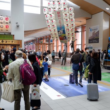 Akita, hall ouest de la gare JR Shinkansen