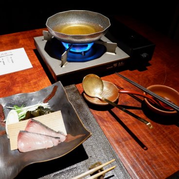 Basaratei (Shima, Ise), dîner japonais traditionnel Kaiseki du ryokan