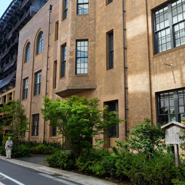 Shinpuhkan (Kyoto), façade historique du centre commercial