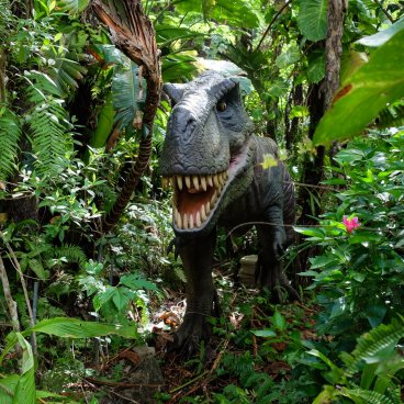 Dino Park (Nago, Okinawa), tyrannosaure dans le parc