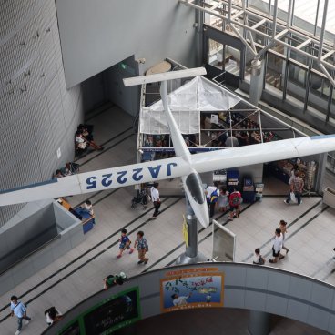 Musée des sciences d'Osaka, vue intérieure du bâtiment