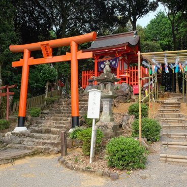 Yutoku Inari-jinja (Kashima, Saga), portiques Torii rouges dans la partie Okunoin du sanctuaire 3