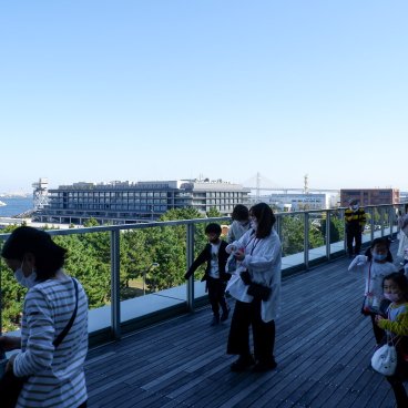 Cup Noodles Museum (Yokohama), terrasse extérieure du musée