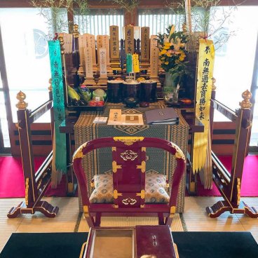 Temple Choraku-ji (Adachi, Tokyo), autel de prière pour Obon 2
