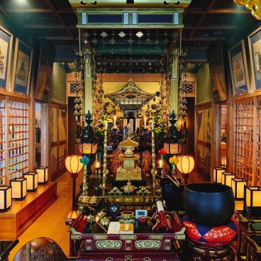 Temple Choraku-ji (Adachi, Tokyo), autel de prière pour Obon