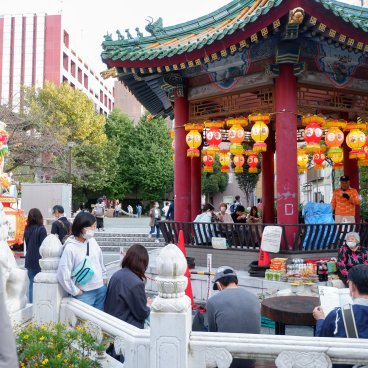 Chukagai (Chinatown de Yokohama), lieu de rassemblement au sein du quartier chinois