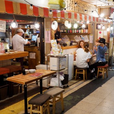 Ebisu Yokocho (Shibuya), bars Izakaya en début de soirée 2