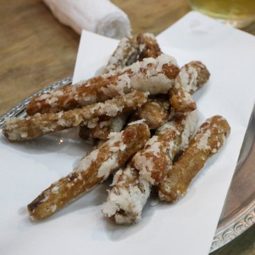 Ebisu Yokocho (Shibuya), assiette de Tempura à partager