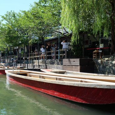 Yanagawa (Fukuoka), port d'embarcation de la croisière Kawakudari