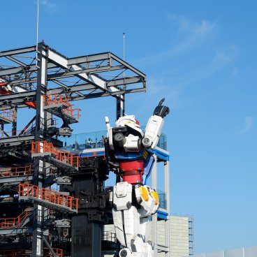 Parc Yamashita (Yokohama), Gundam mecha géant de Yokohama