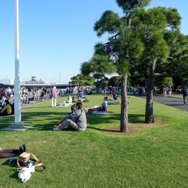 Parc Yamashita (Yokohama), promenade et flânerie le long de la baie de Yokohama
