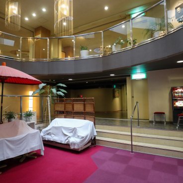 Oniyama Hotel (Beppu), hall d'accueil de l'hôtel