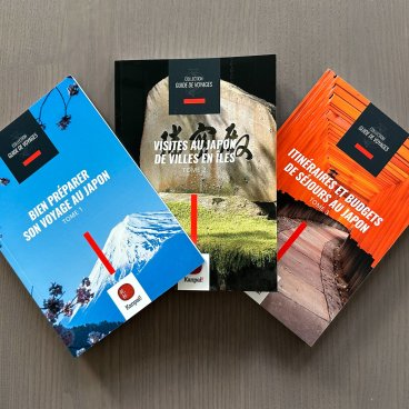 Les 3 livres de la collection "Guide de voyage au Japon" (3)