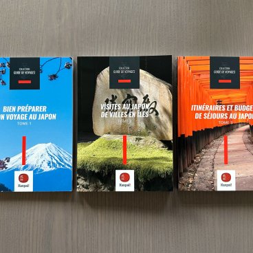 Les 3 livres de la collection "Guide de voyage au Japon" (4)