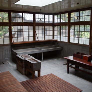 Numazu (péninsule d'Izu), visite intérieure de la villa impériale Numazu Goyotei