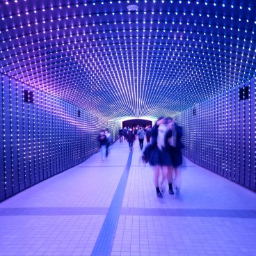 Tokyo Mega Illumination (Shinagawa), tunnel scintillant Twinkle Tunnel 2