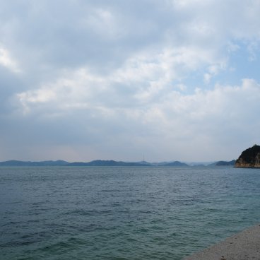 Teshima (Shikoku), vue sur la mer intérieure de Seto