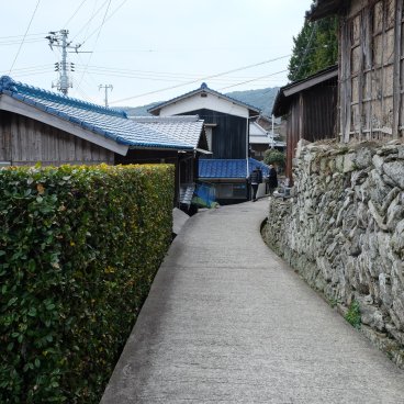 Teshima (Shikoku), rue typique de village sur l'île
